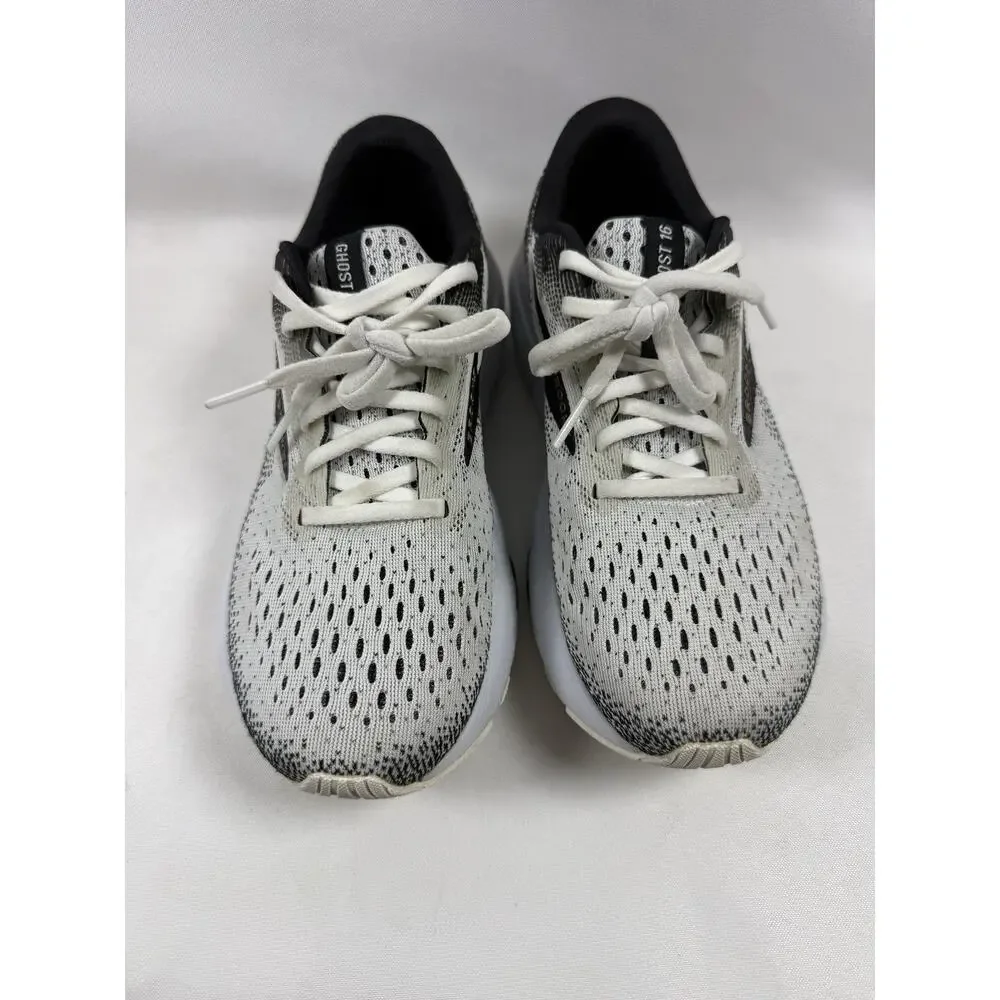 Brooks Ghost 16 Women’s Running Shoes White Black Rose US 7.5 EU 38.5